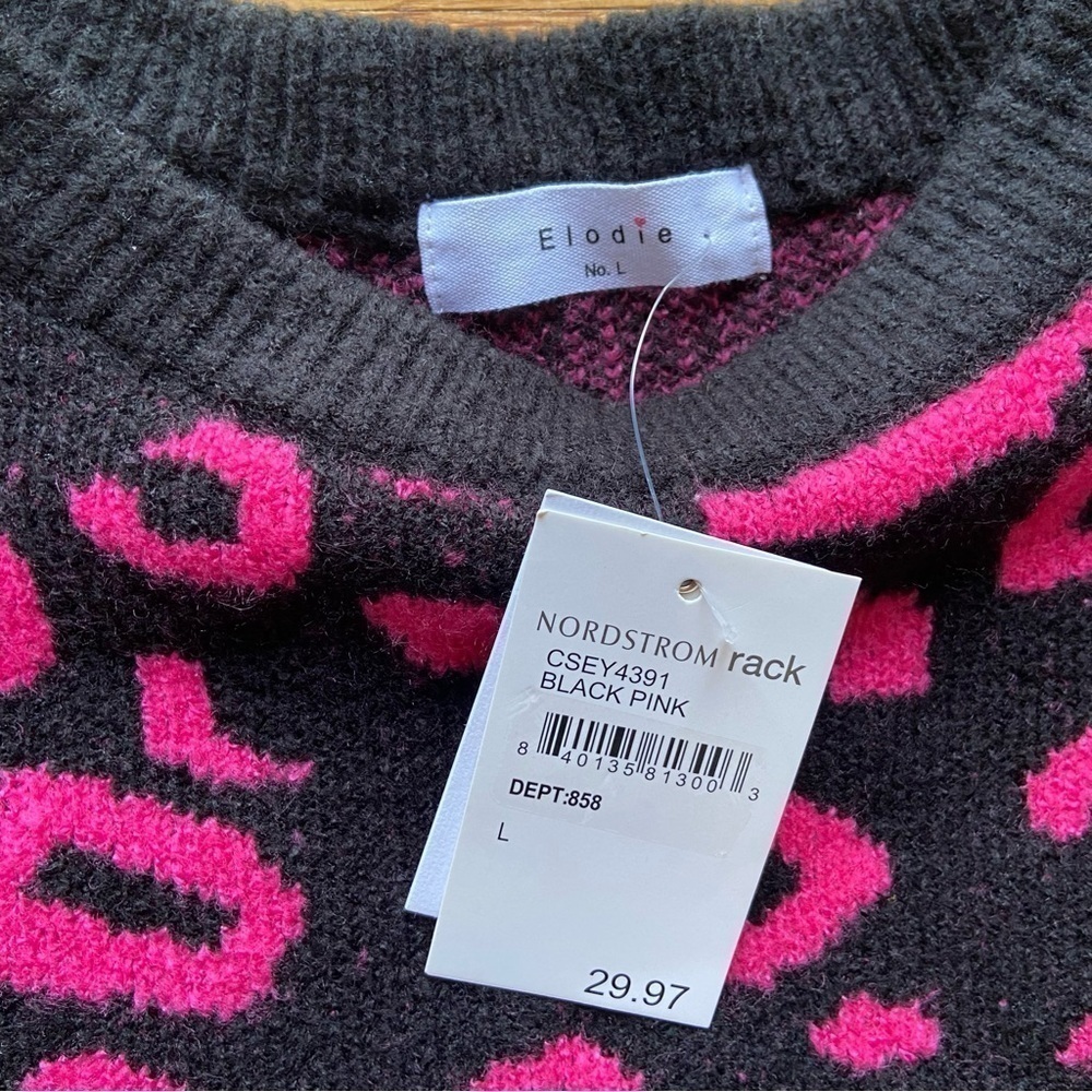 Elodie Mixed Animal Print Sweater - Picture 4 of 9